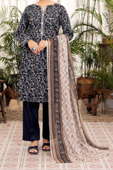 NUSL3323 Printed Lawn Suit - Unstitched 3Pc